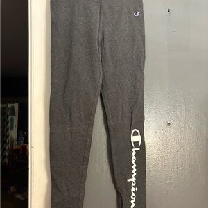 Champion Kids Charcoal Gray Leggings size Medium